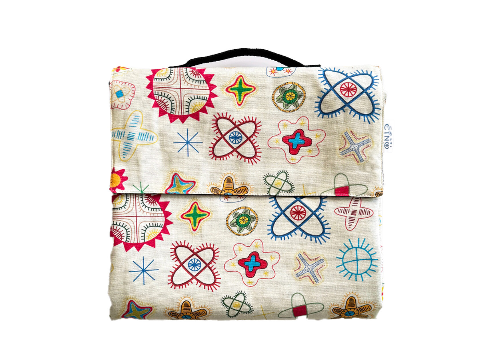 Piknikutekk Helme tikandimotiividega beež 90x140cm